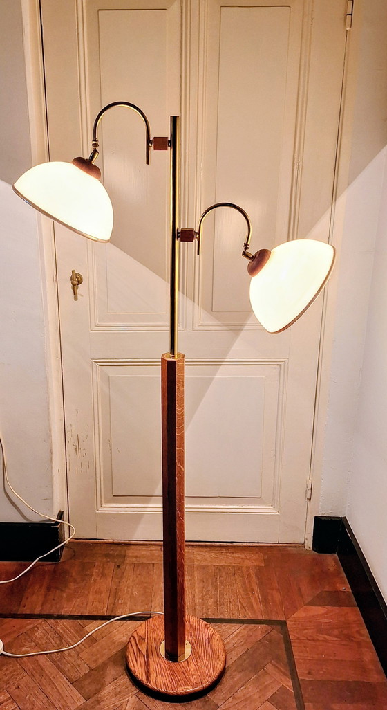 Image 1 of Lámpara de pie de madera Bony Design de los años 70