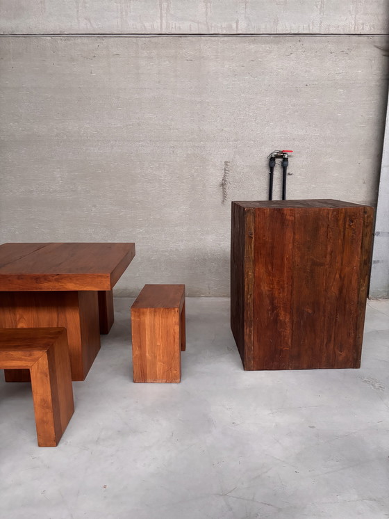 Image 1 of Set da pranzo Brustalista anni '90