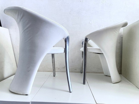 Image 1 of 2 postmoderne Sessel Modell Calla Design Gino Carollo für Draenert