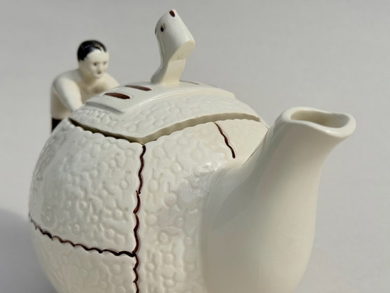 Carafe de Football en Céramique Art Déco – Allemagne, ca. 1930 – Vaisselle (photo 5 of 9)