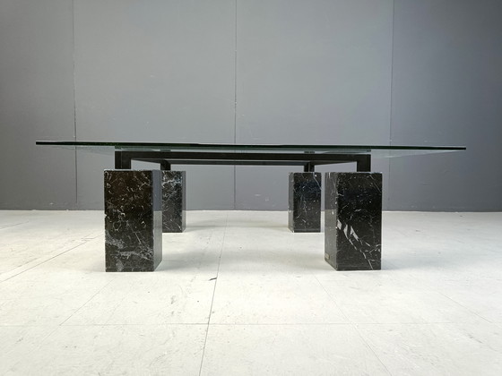 Image 1 of Vintage Marble Coffee Table By Artedi, 1980S