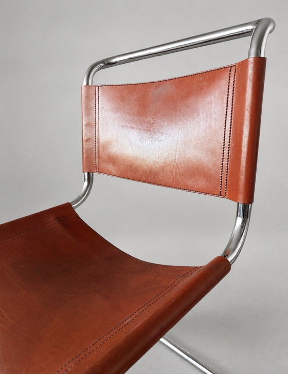Image 1 of 4 sedie vintage MR10 di Mies van der Rohe per Fasem, Italia