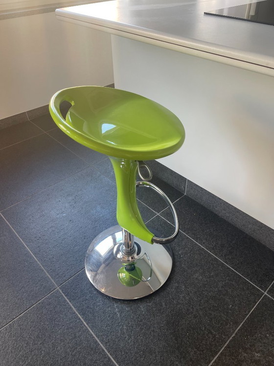 Image 1 of Taburetes de bar Bontempi Casa Discovery – juego de 2 – verde – diseño italiano