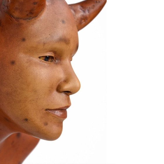 Image 1 of Daniel Painter Criatura fantástica Busto femenino Escultura de pared