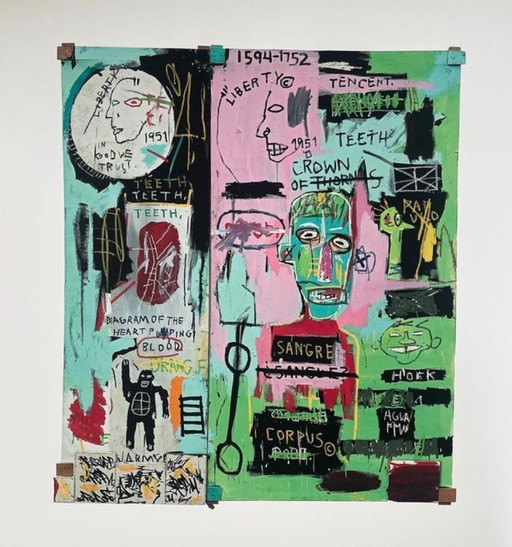 Jean Michel Basquiat (1960-1988), In het Italiaans, 1983, Copyright Estate of Jean Michel Basquiat, Licensed by Artestar New Yor