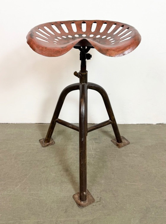 Image 1 of Vintage Industrial Swivel Chair, 1950s