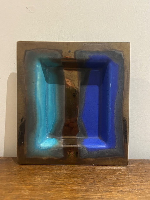 grote vintage keramische sieradenbak