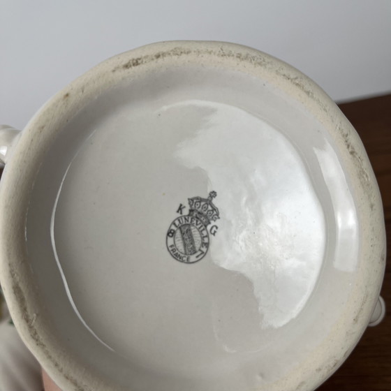 Image 1 of Sucrier ancien de Lunéville, modèle Réverbère, 1887