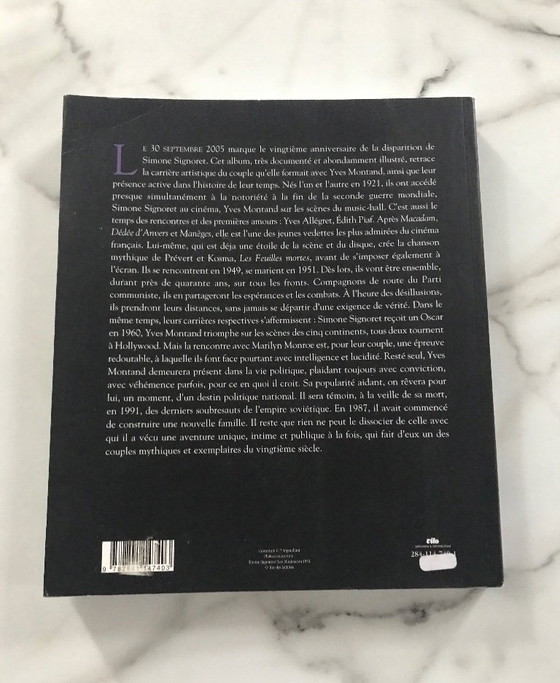 Image 1 of Libro sull'arte cinematografica francese di Simone Signoret e Yves Montand