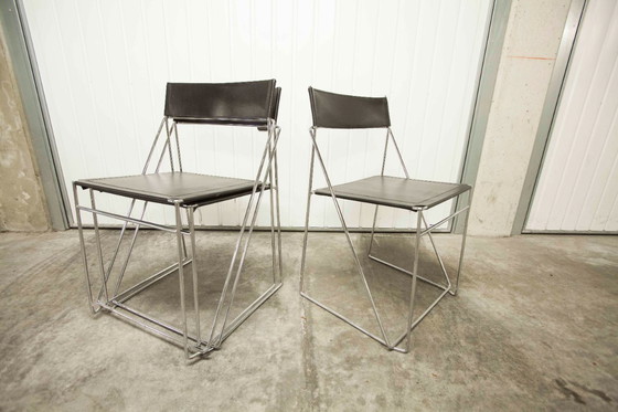 Image 1 of Minimalistischer X-Line-Stuhl von Niels Jordan Haugesen