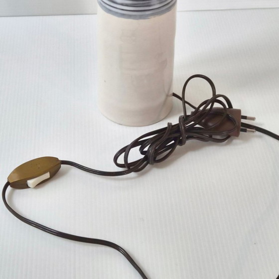 Image 1 of Vintage 1960s ceramic table lamp by A. Jaget DLG Innocenti Pouchain 60s