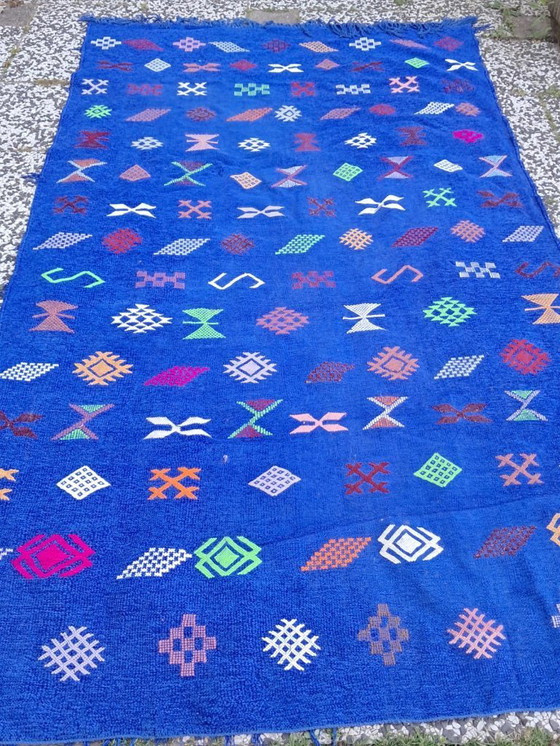 Image 1 of Handgeknoopt Berber kleed wol 243x140cm