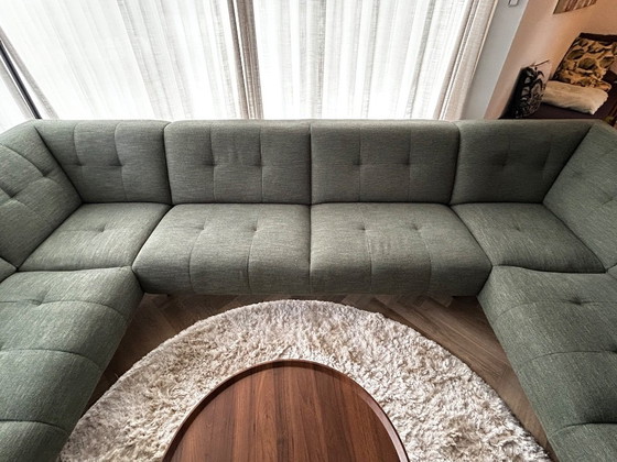 Montél Traffic U-Corner Sofa - Leaf Forest Green Design Sofa – Montel, Textile (photo 5 of 14)