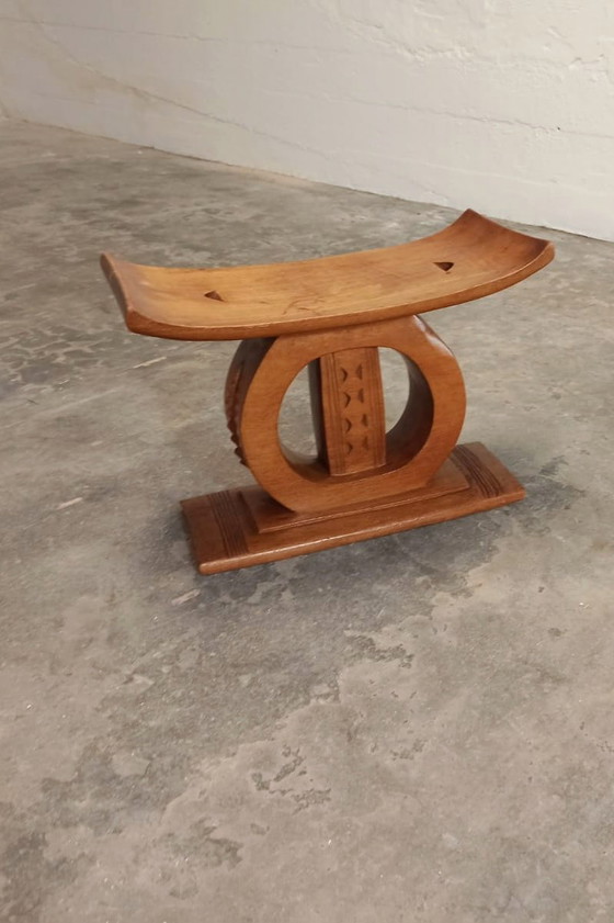 Image 1 of Sgabello Ashanti vintage, africano