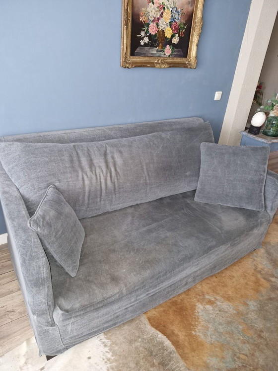 Set di divani tessili grigi a due e tre posti, Sofà, Tessile, Grigio, Modern (foto 5 di 15)
