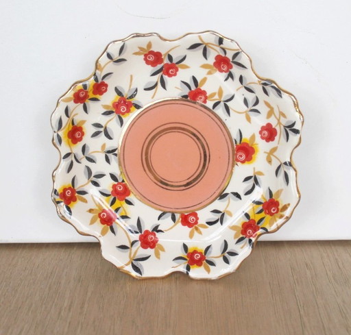Boch Frères Keramis petit bol sur pieds – Art déco, Décor D5152