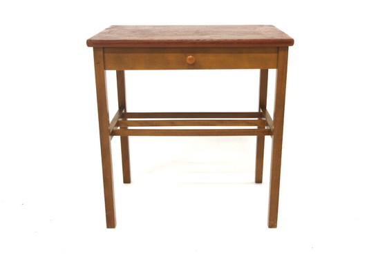 Image 1 of Table de Chevet Scandinave en Teck, Suède, 1960
