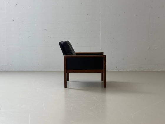 Image 1 of Set van 2 loungestoelen van Hans Olsen voor Juul Kristensen, Denemarken, jaren 1950.