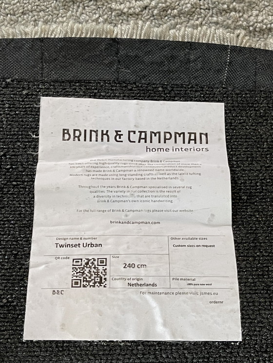 Image 1 of Brink en Campman carpet Twinset Mural round