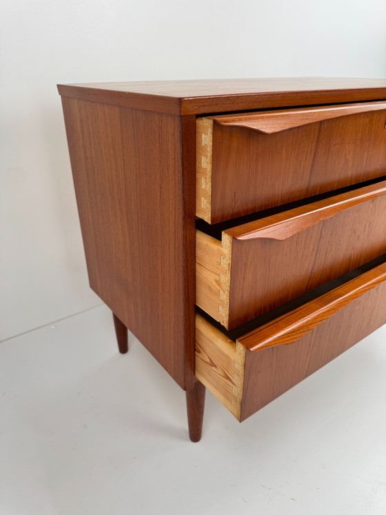 Image 1 of Commode en teck danois, Danemark, années 1960