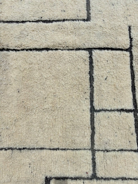 Image 1 of Tapis marocain blanc sur mesure, 400 x 300 cm, tapis berbère