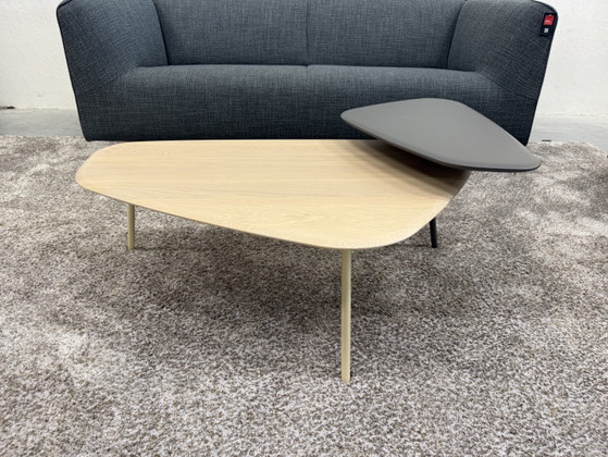 Image 1 of Table basse Leolux Tilio en chêne gris