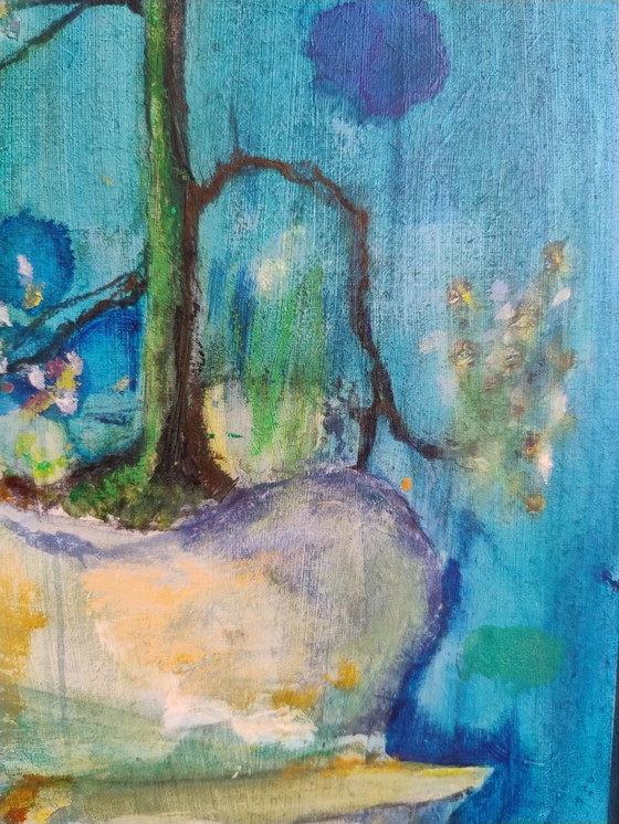 Image 1 of Painting Kitty Blüm Rock Growth