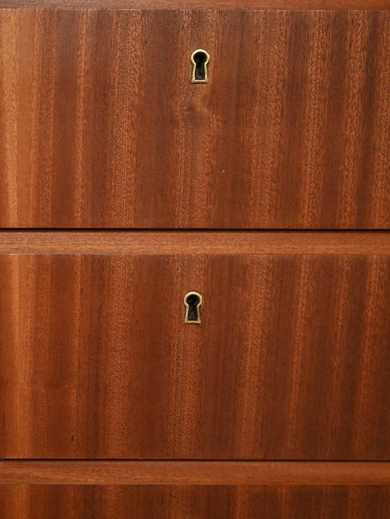 Image 1 of Cassettiera scandinava in mogano anni '50-'60