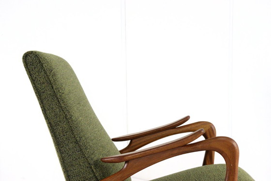 Image 1 of fauteuil vintage rembourré style milieu du siècle