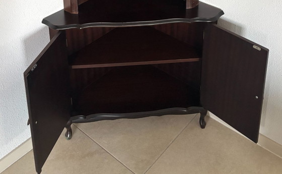 Image 1 of tall corner cabinet