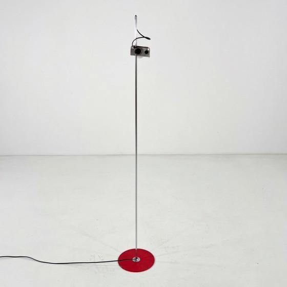 Image 1 of Red Spider Floorlamp by Joe Colombo for Oluce, 1970s