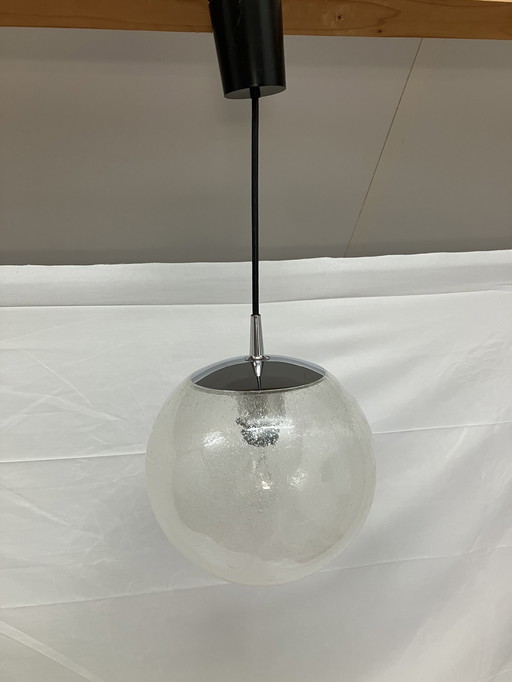 Peill und Putzler vintage bubble glass pendant lamp space age