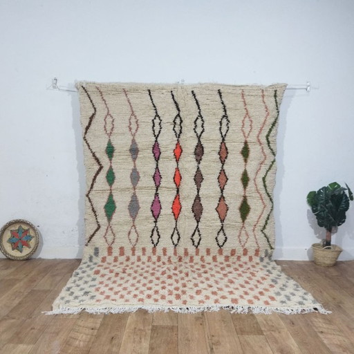 Colorful Berber Rug – Kleurrijk Berbertapijt | Moroccan Wool Rug 280 × 195 cm
