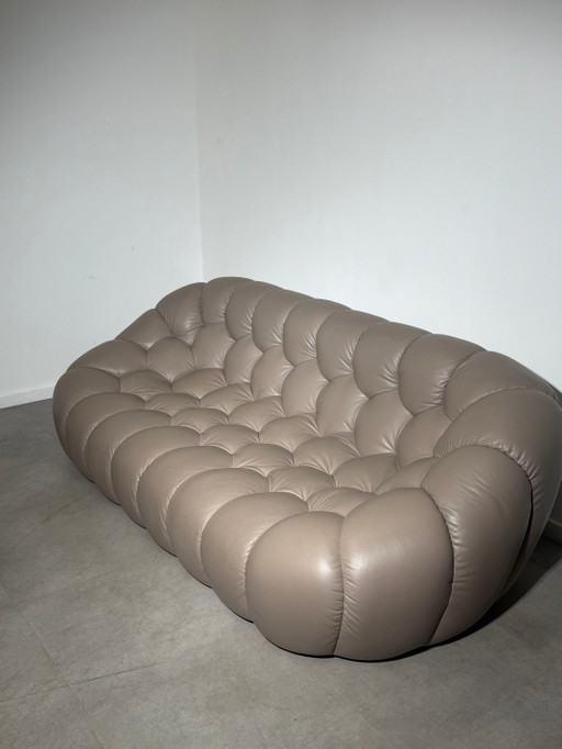 Roche Bobois Bubble Sofa – Limited Edition Taupe Leer van Sacha Lakic – banken (photo 2 of 10)