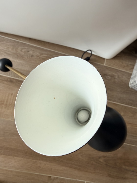 Eichholtz Cordero bureaulamp in messing, zwart metaal en marmer. – Bureaulampen, Marble, Metal (photo 6 of 13)