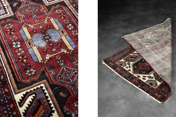 Image 1 of Tappeto vintage Zanjan Hamadan orientale tessuto a mano, Medio Oriente, anni '60