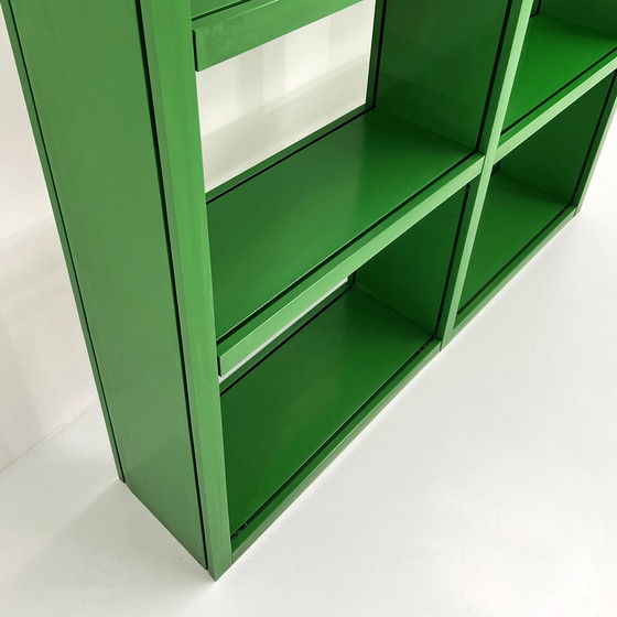 Image 1 of Libreria modulare Dodona 300 verde di Ernesto Gismondi per Artemide, anni '70