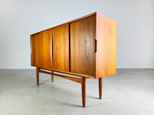Original KP Jørgensen Teak Highboard Midcentury Vintage Danish