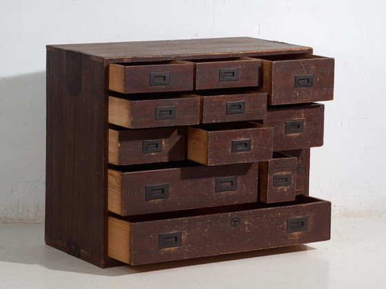 Antique Japanese chest of drawers - Meiji / Taishō period (c. ) #44 (photo 22 of 40)