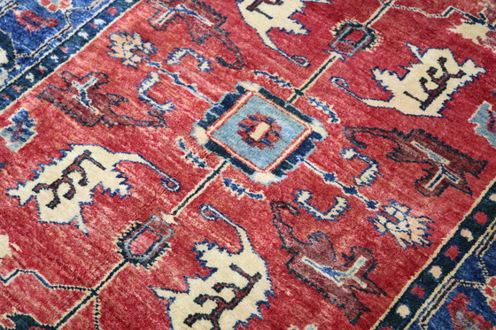 Image 1 of Originele handgeknoopte oude Kaukasische Azerbeidzjaanse kelim - 161 cm - 138 cm - Zeer Fijn