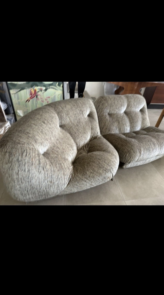 Modular Sofa "Nuvolone" Rino Maturi for MIMO Padova – 70s (2 Modules) – Corner sofas, Textile (photo 2 of 6)