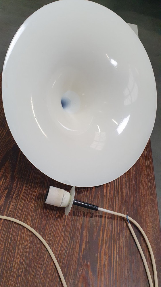 Image 1 of 2x Witch hat trumpet lamp vintage design 50s 60s