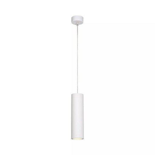 Lucide GIPSY pendant lamp - cylinder - white - Japandi
