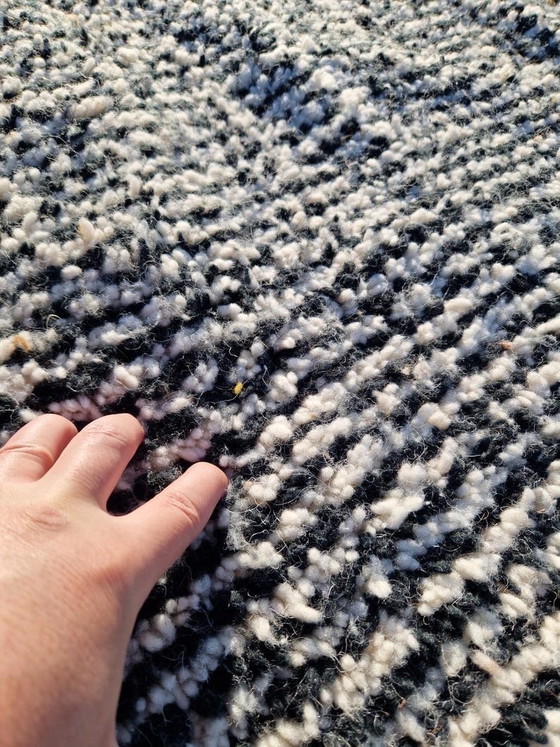 Image 1 of Tapis beni ouraine en laine pure traditionnelle taille 2,5/3 m