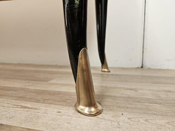 Image 1 of Commode en acajou du Mid Century des années 1950 avec miroir