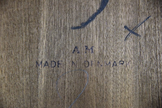 Vintage Mid-Century Danish Modern Oak Wood Folding Dining Table from Am Møbler, 1960s (photo 20 of 21)