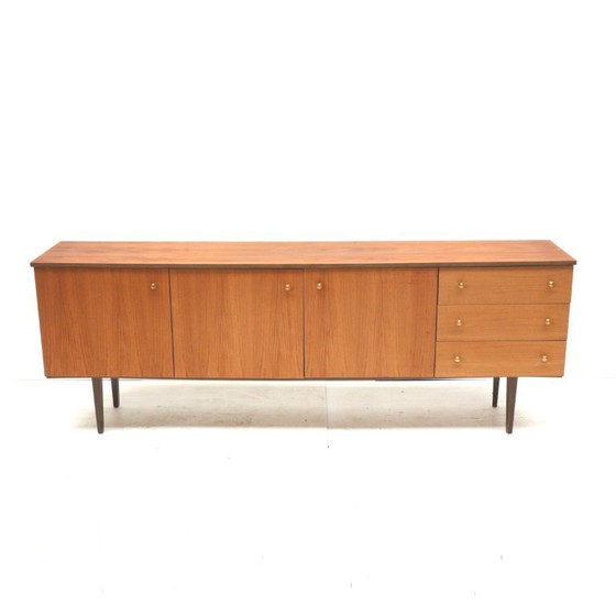 Image 1 of Vintage Sideboard with 3 Doors and Drawers Made in the 1960s