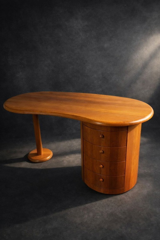 Image 1 of Schreibtisch aus massivem Teakholz von C.F. Christensen für CFC Silkeborg