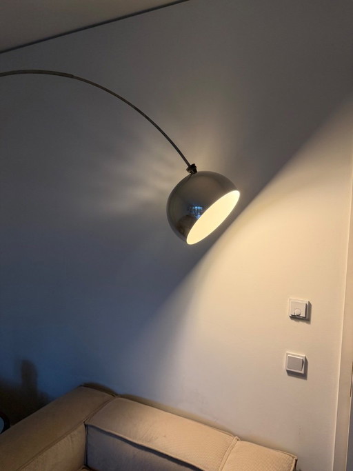 Original Flos Arco arc lamp – Carrara marble – Made in Italy