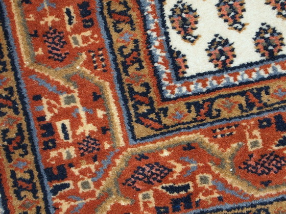 Image 1 of Tappeto indiano vintage fatto a mano in stile Seraband, 122 cm x 175 cm, anni '80 - 1C519